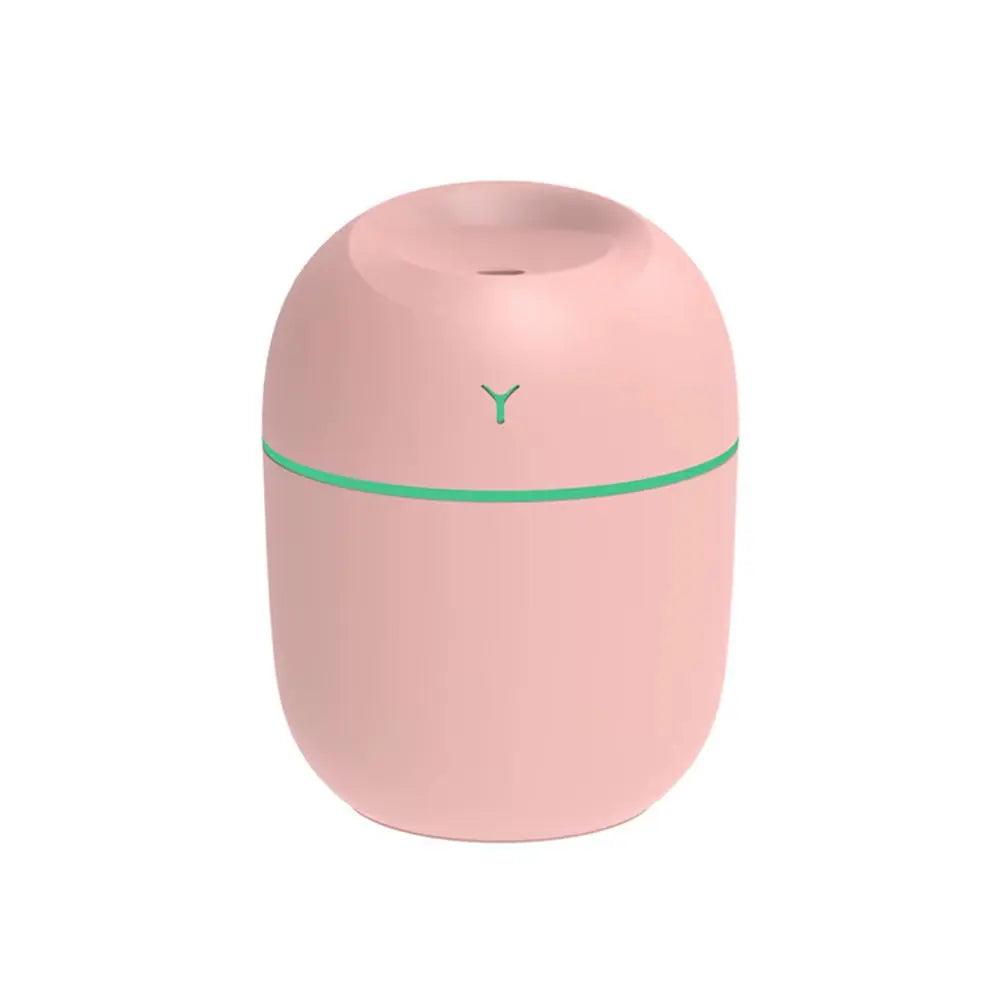 Mini humidificateur d'air diffuseur d'huiles essentielles - Portable 220 ml avec veilleuse LED pour la maison, la voiture, le bureau