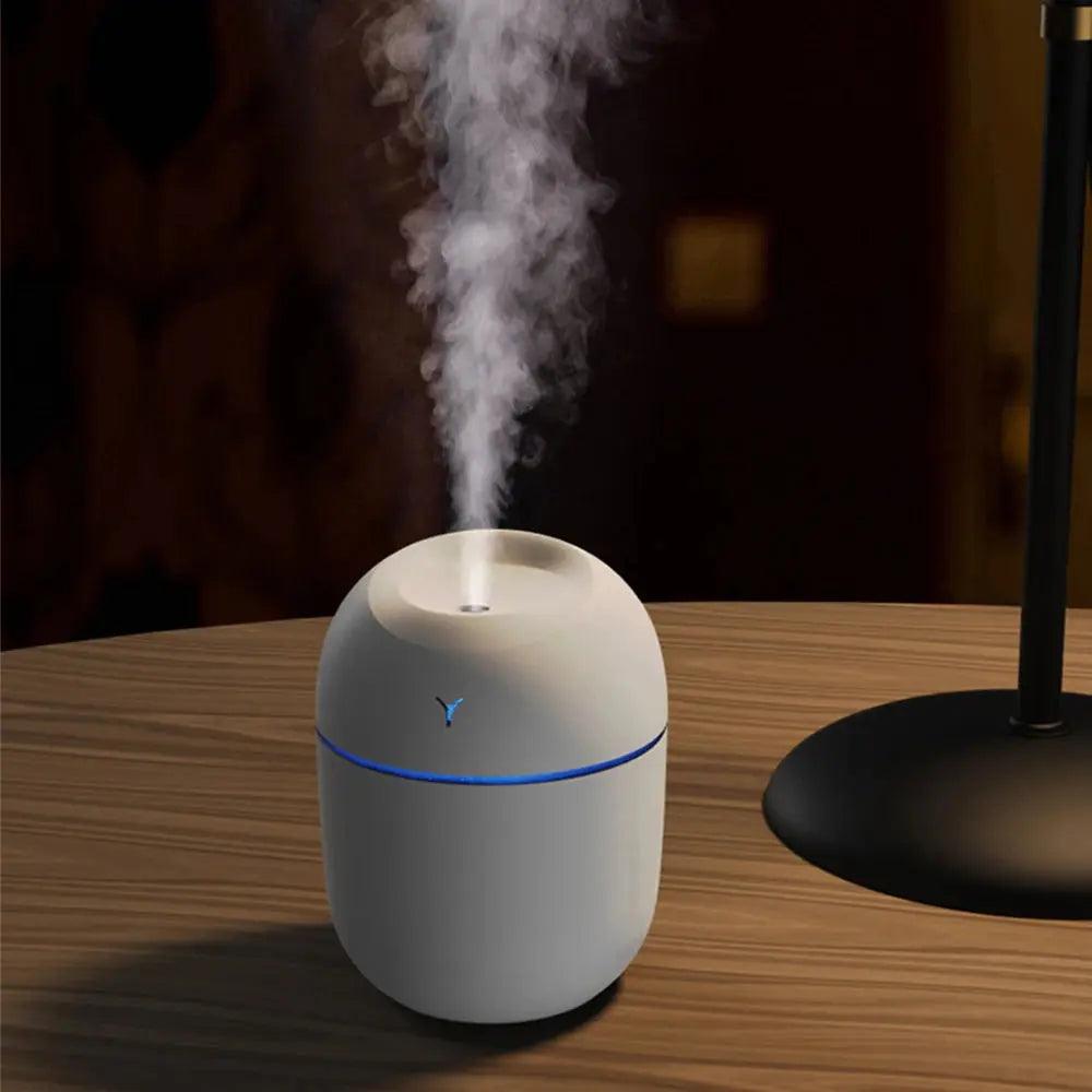 Mini humidificateur d'air portable 220 ml avec veilleuse LED