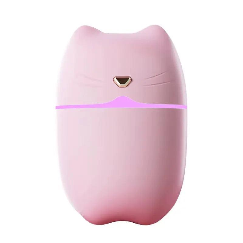 Mini 3-in-1 Cat Humidifier  Diffuser with Night Light - USB Mist Maker