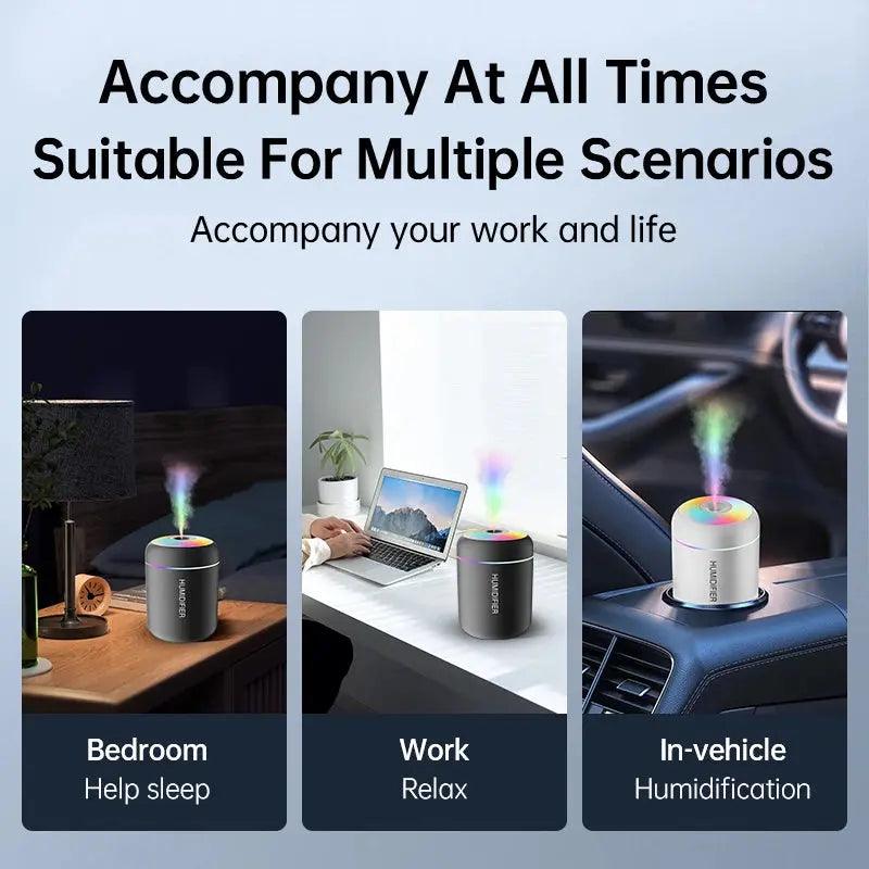 Mini humidificateur d'air diffuseur d'arômes 