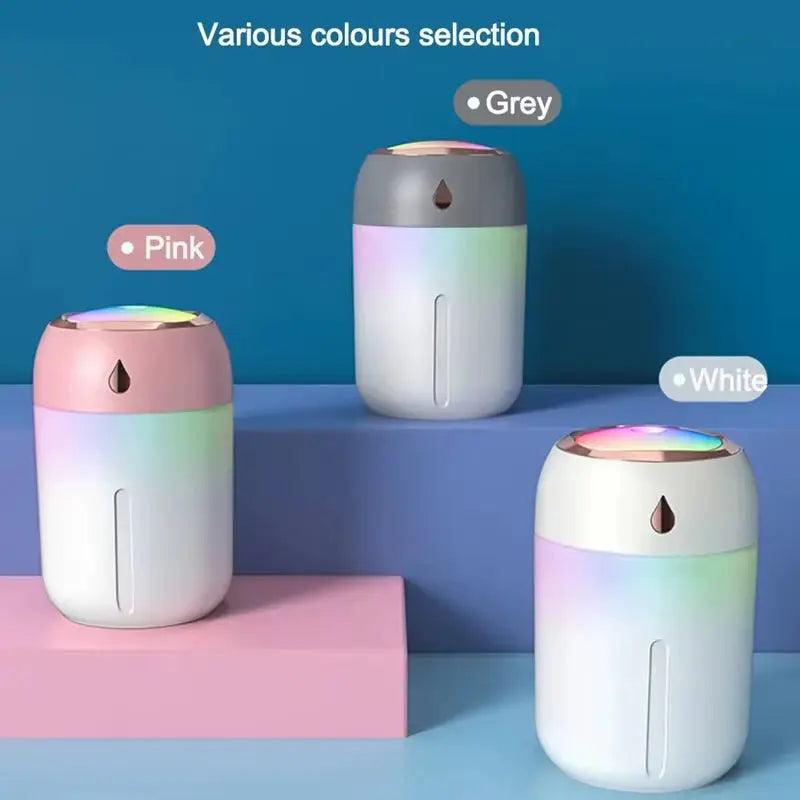 Mini Car Humidifier  Aroma Diffuser - Portable LED Mist Purifier for Home  Travel