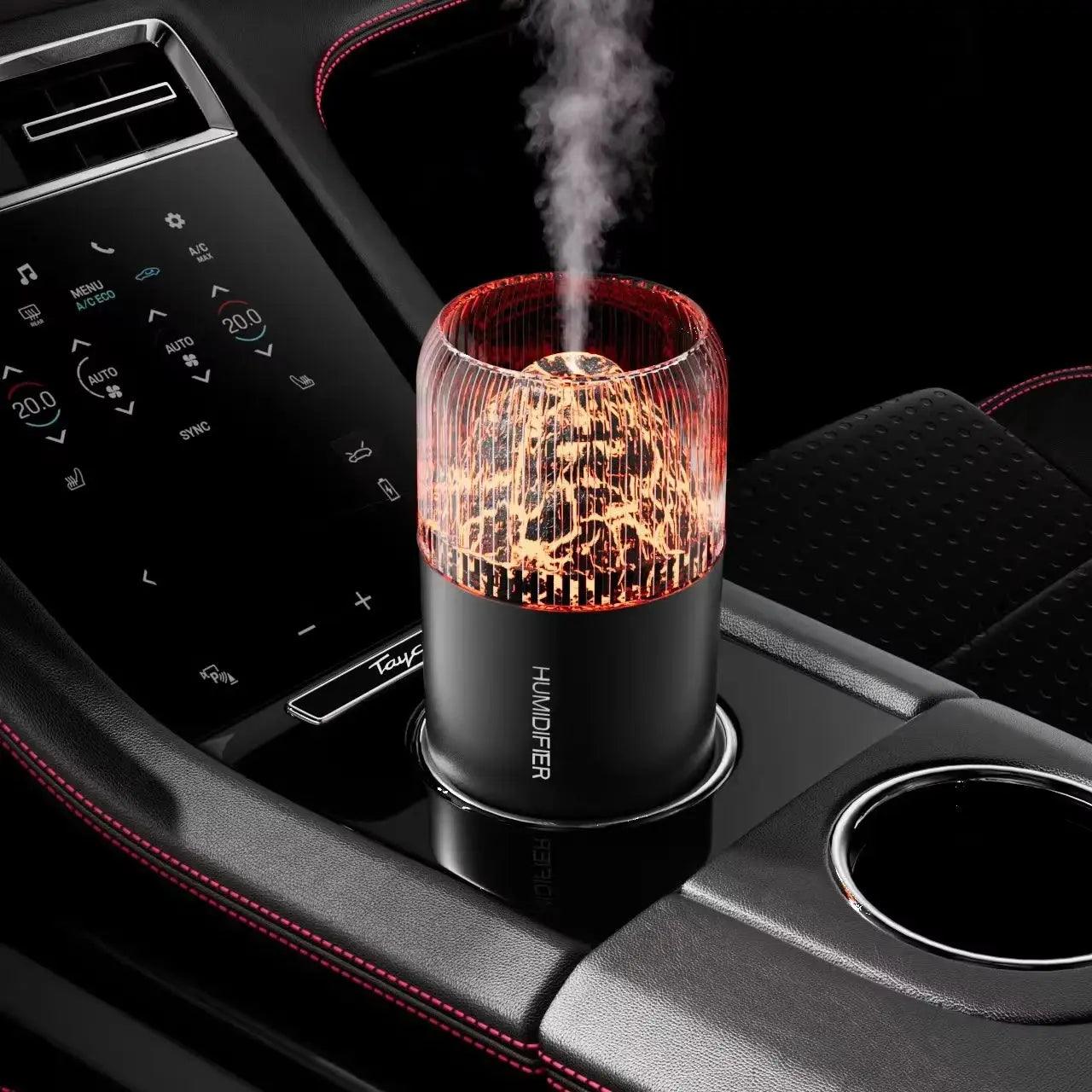 Mini USB-Luftbefeuchter Aroma Diffusor - Buntes Nachtlicht für Zuhause Auto 