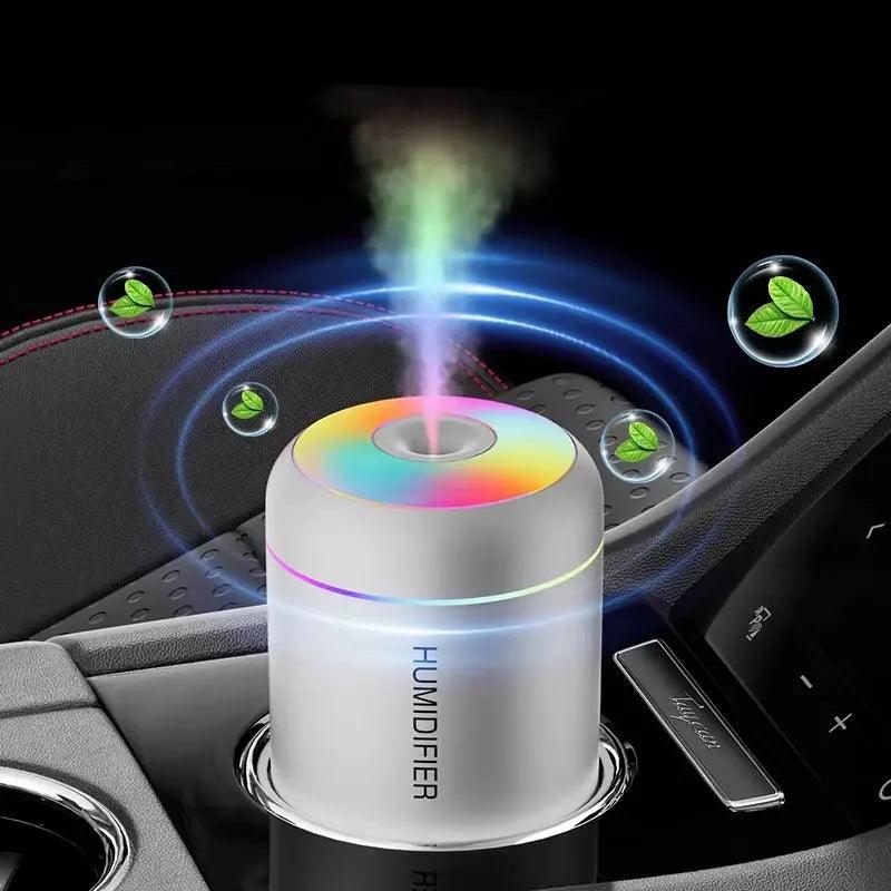 Mini USB Aroma Diffuser - Electric Humidifier Purifier for Car Home Bedroom