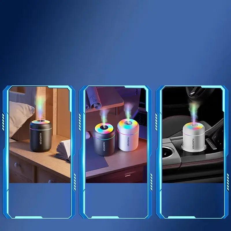 Mini USB Aroma Diffuser - Electric Humidifier Purifier for Car Home Bedroom