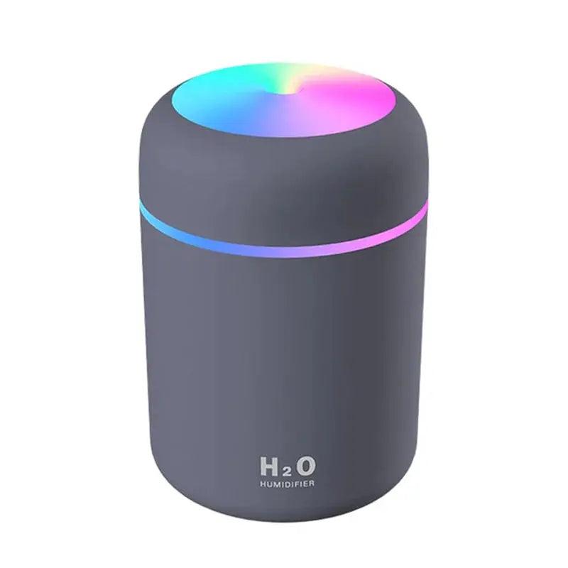 Mini Ultrasonic Aroma Humidifier - 300ML USB Essential Oil Diffuser with Auto Shut-Off for Home  Car