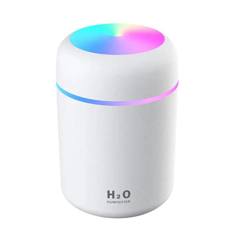 Mini Ultrasonic Aroma Humidifier - 300ML USB Essential Oil Diffuser with Auto Shut-Off for Home  Car