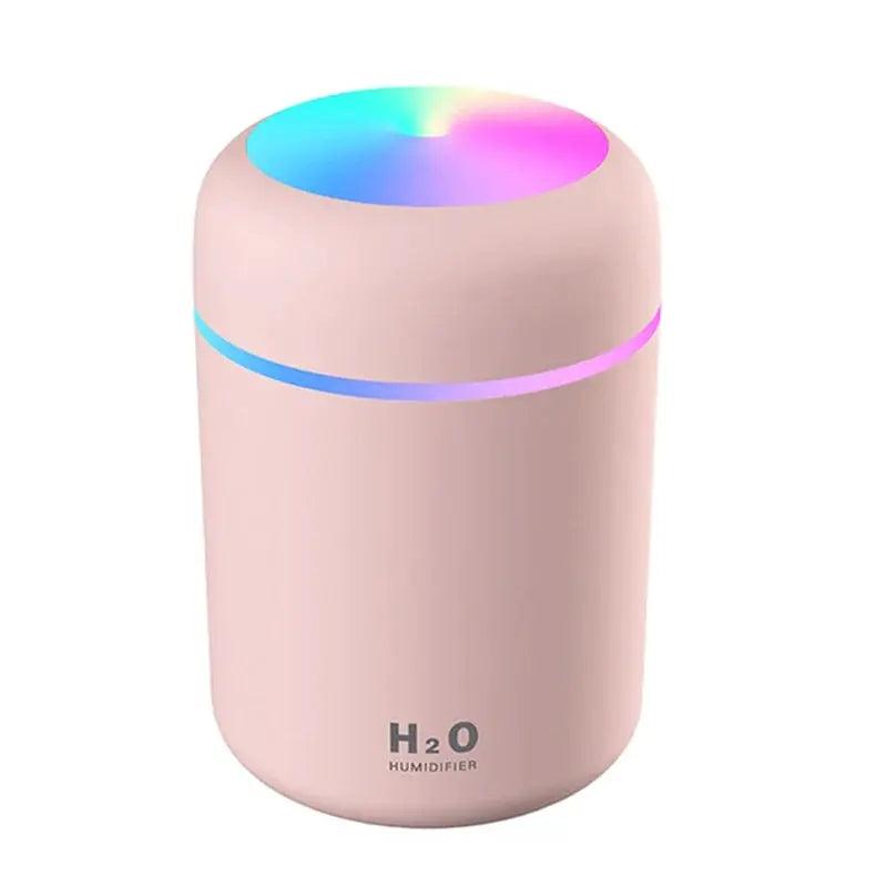 Mini Ultrasonic Aroma Humidifier - 300ML USB Essential Oil Diffuser with Auto Shut-Off for Home  Car