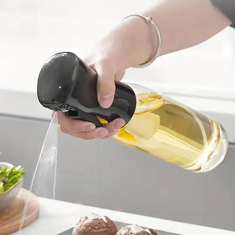 Multi-Size Oil Spray Bottle | Kitchen Cooking Dispenser for Olive Oil & Vinegar