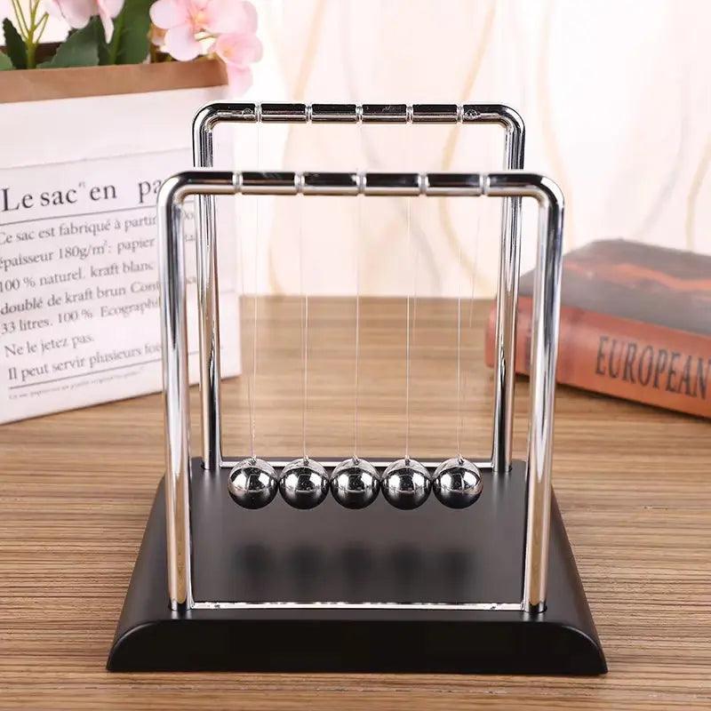 Newton's Cradle Physics Desk Toy | Scientific Gravity Pendulum Decor