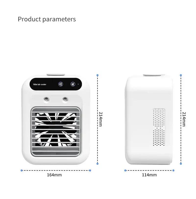 Climatiseur portable Ventilateur de refroidissement à eau pour chambres et voitures