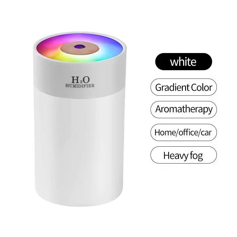 Portable Luminous Humidifier with Night Light & Car Spray