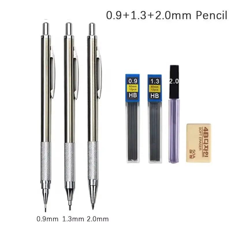 Professional Metal Mechanical Pencil Set | Artist & Office Drawing Kit