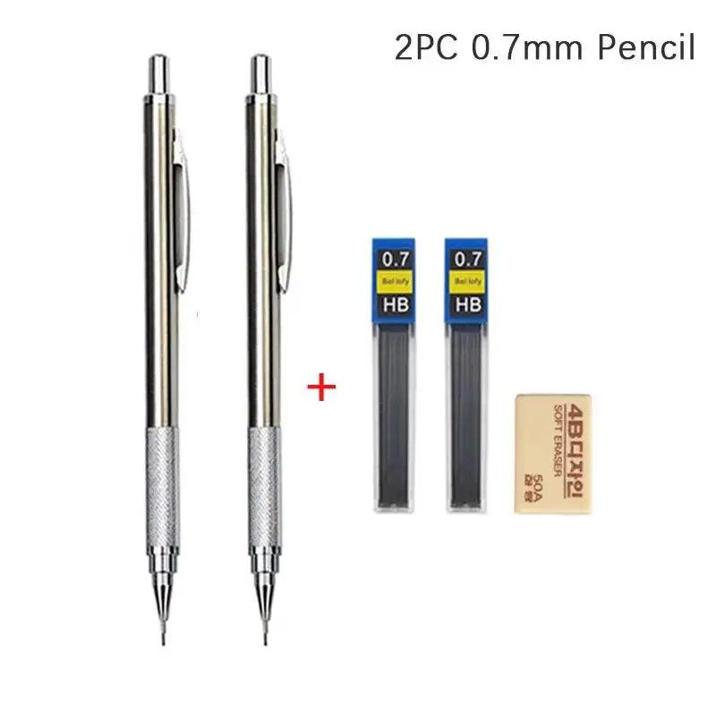 Professional Metal Mechanical Pencil Set | Artist & Office Drawing Kit