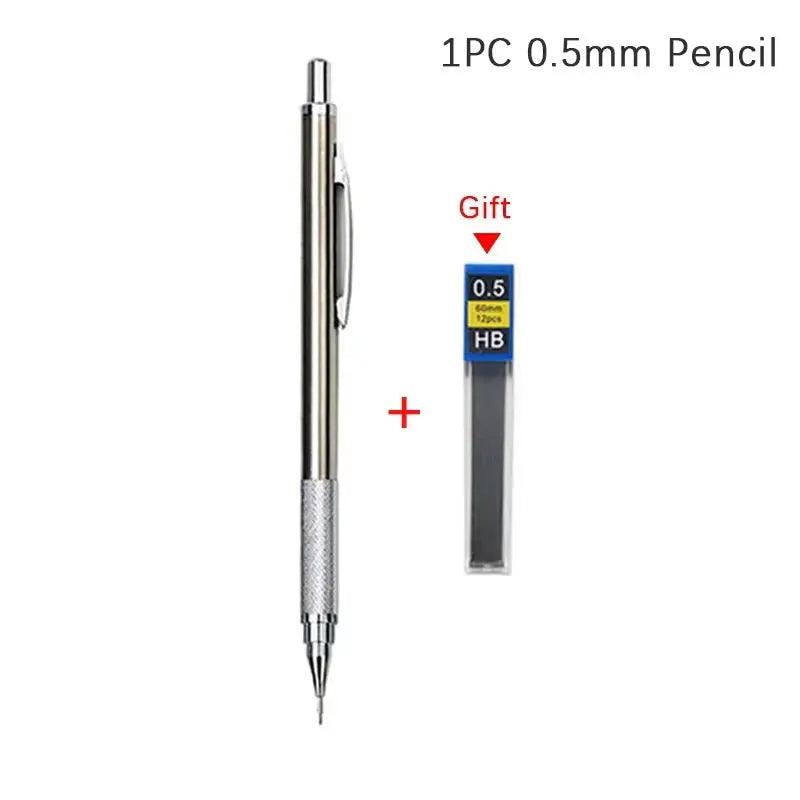 Professional Metal Mechanical Pencil Set | Artist & Office Drawing Kit