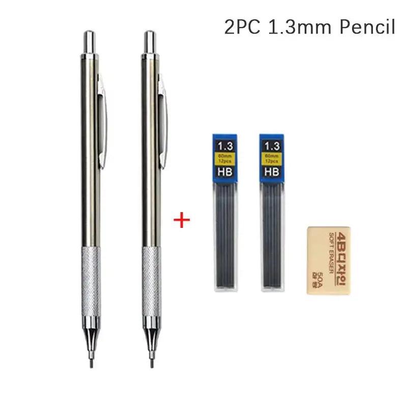 Professional Metal Mechanical Pencil Set | Artist & Office Drawing Kit