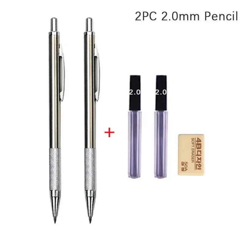 Professional Metal Mechanical Pencil Set | Artist & Office Drawing Kit