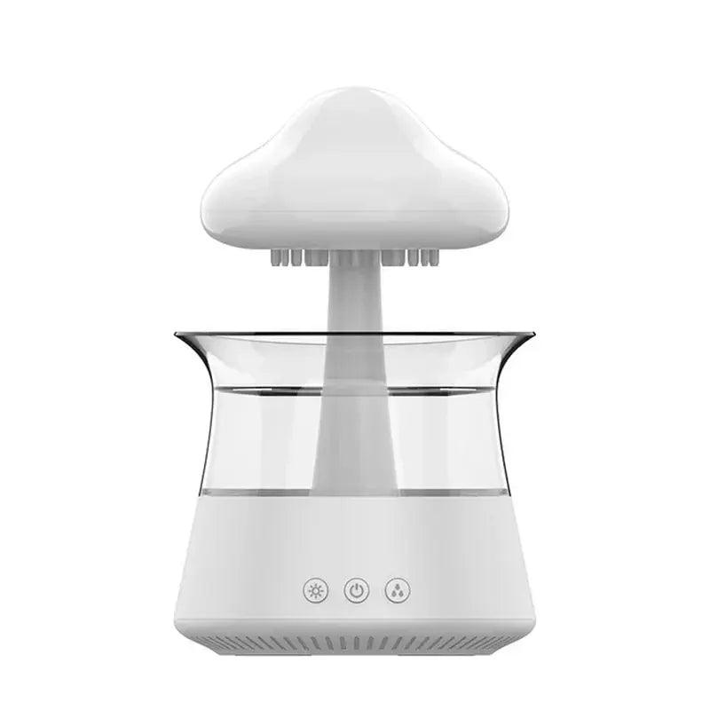 Diffuseur de pluie Relax Cloud : humidificateur d'aromathérapie à ultrasons avec lampe colorée 