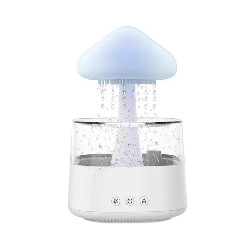 Relax Cloud Rain Diffuser: Ultraschall-Aromatherapie-Luftbefeuchter mit bunter Lampe 