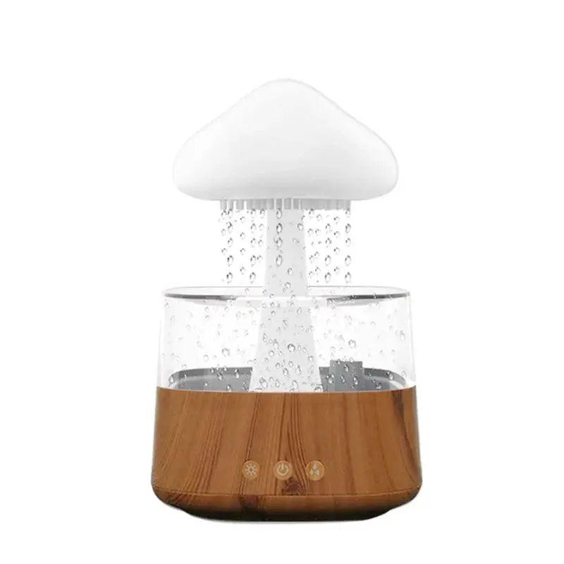 Relax Cloud Rain Diffuser: Ultraschall-Aromatherapie-Luftbefeuchter mit bunter Lampe 