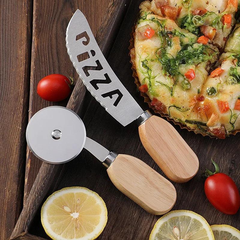 Stainless Steel Pizza Cutter - Versatile Kitchen Slicer for Pizza Bread  Cake