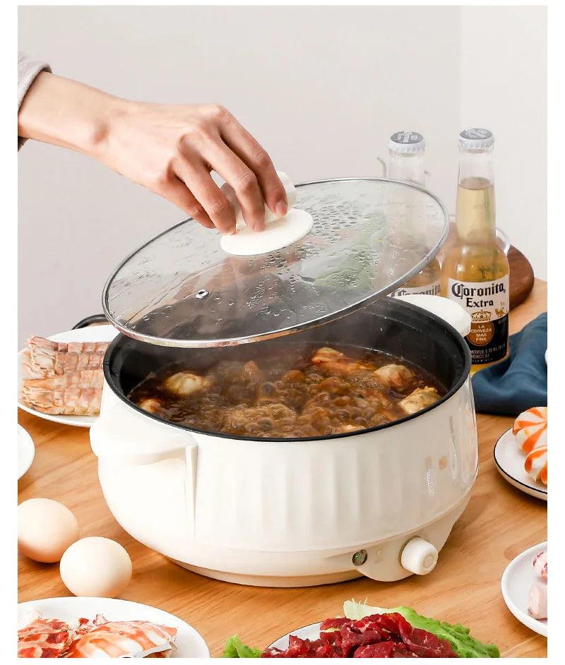 220V Multi Cooker - Non-Stick Electric Pot for 1-2 People