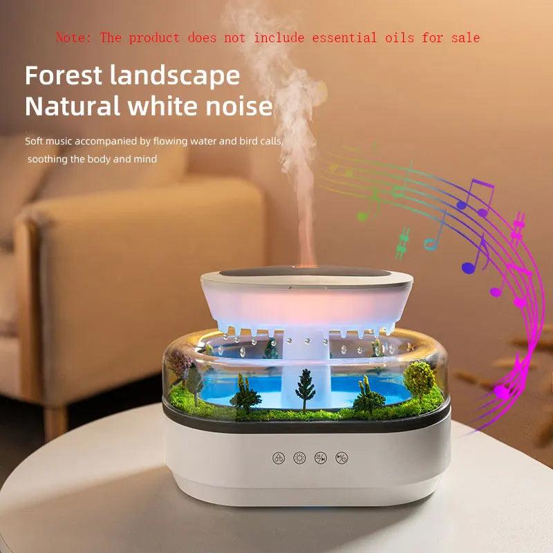 Aromatherapy Humidifier - Landscape Raindrop Diffuser for Families