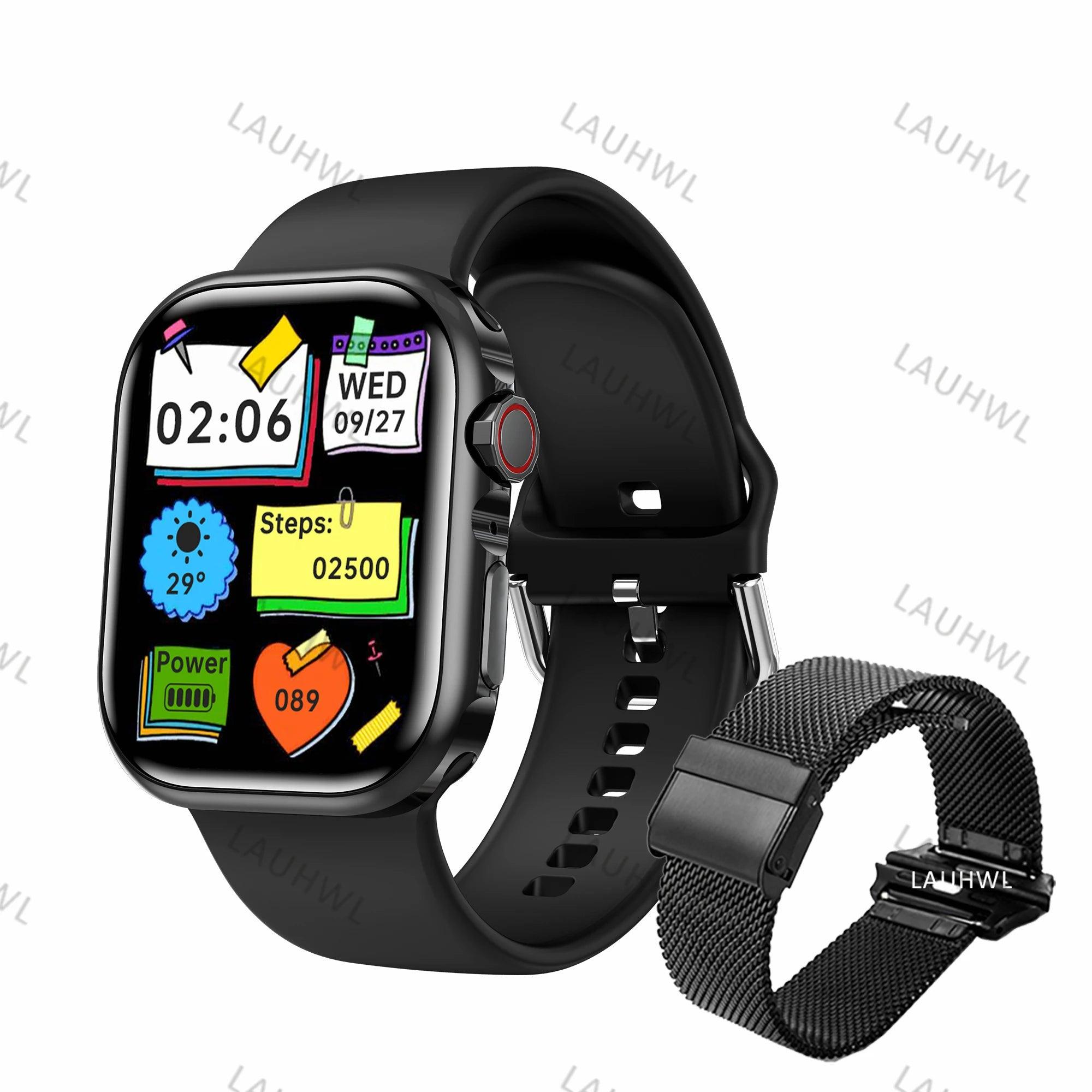 Smart Watch Series 9 - HD Fitness Tracker with Heart Rate  Blood Pressure Monitor