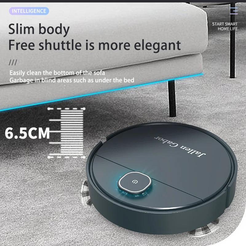 3-in-1 Smart Sweeping Robot - Wireless Mini Vacuum Cleaner for Home Use