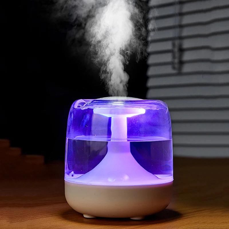 650ML Portable USB Humidifier  Aroma Diffuser with Colorful Night Lights