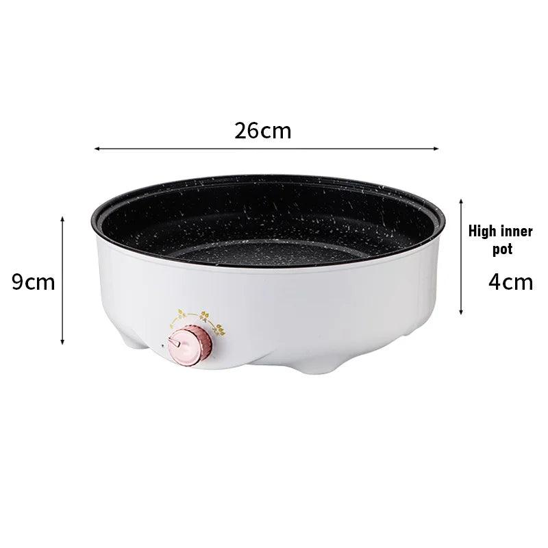 Electric MultiCooker - Non-Stick Frying Pan for Steak Fish  Omelettes