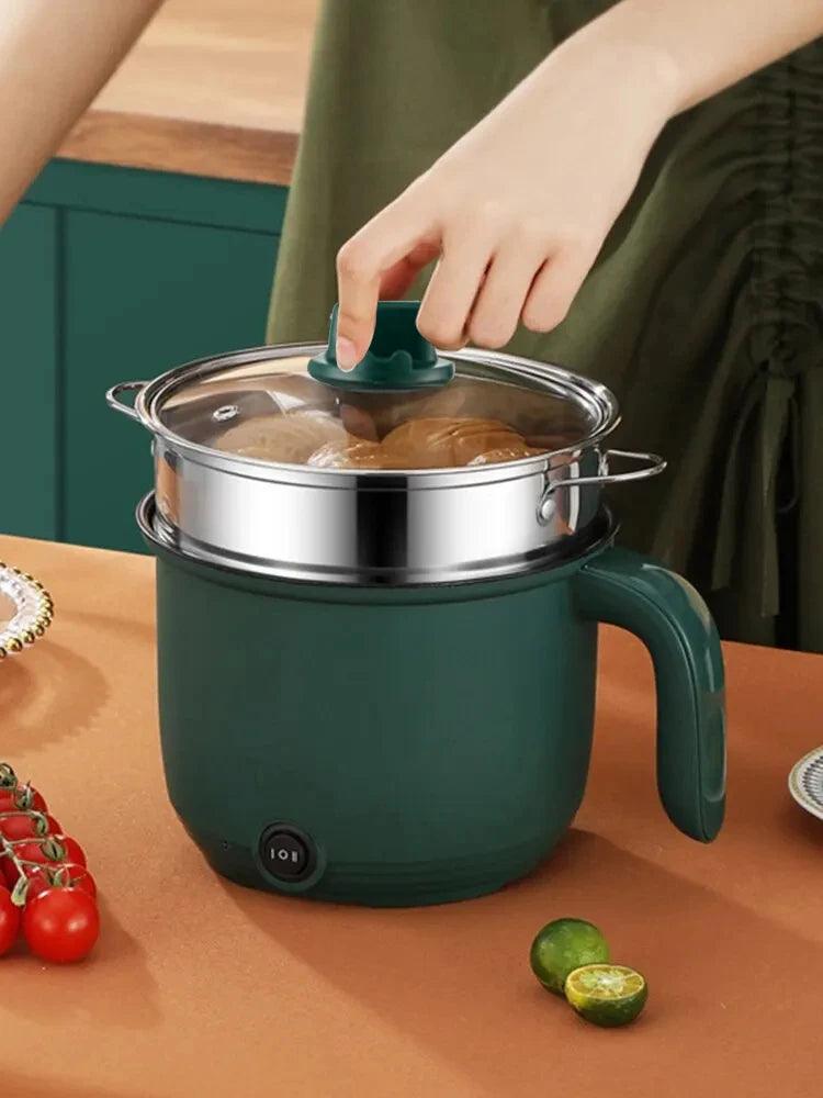 Mini Electric Cooker 15L - Multifunction Non-Stick Steam Machine