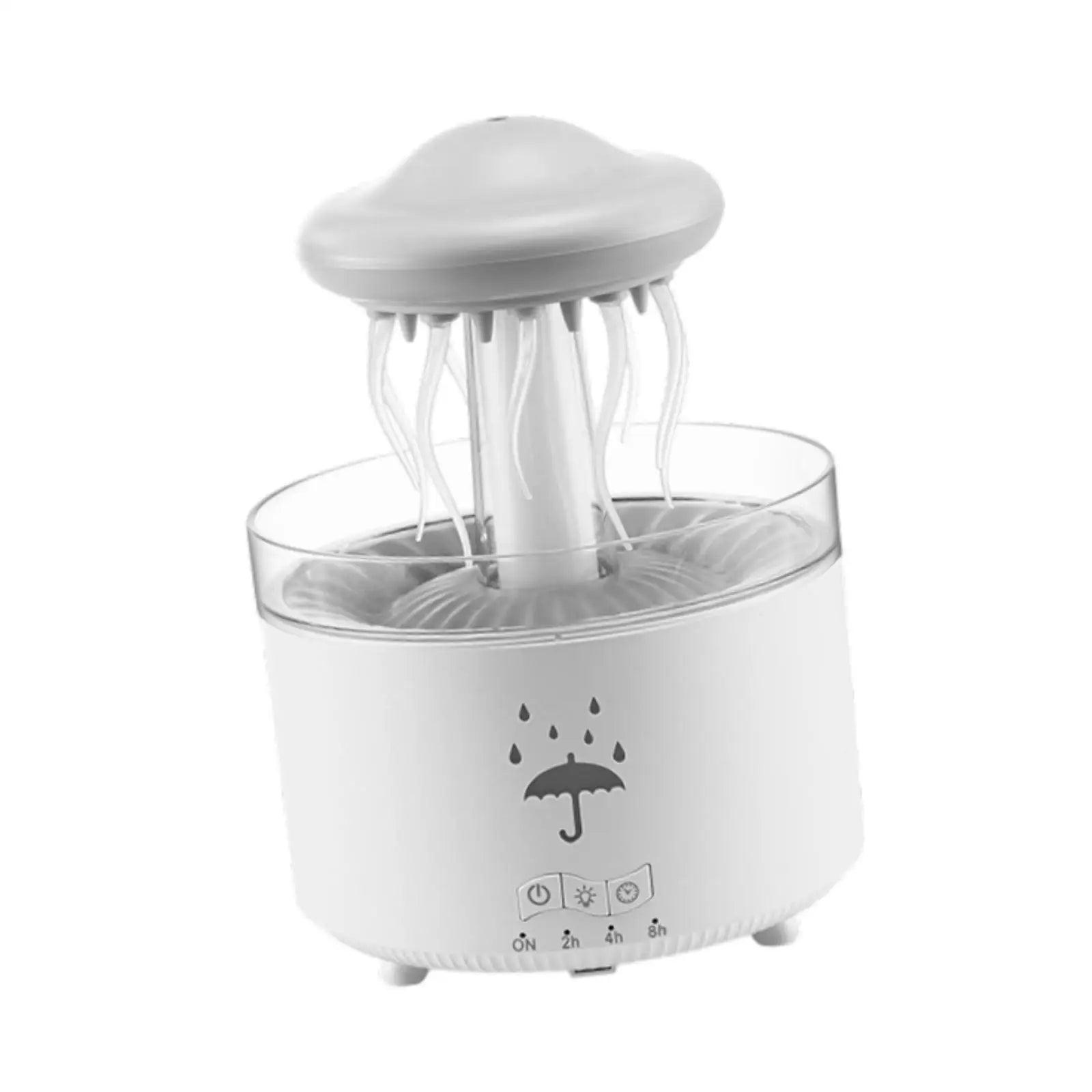 Rotating Raindrop Humidifier - 300ml Essential Oil Diffuser for Home  Office