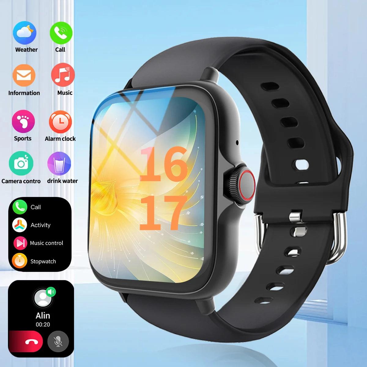 Multifunctional Outdoor Sports Smartwatch - Wireless Calling  Info Reminder