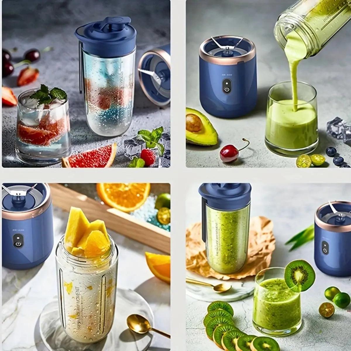 Portable Electric Blender - 6-Blade Juice  Smoothie Maker