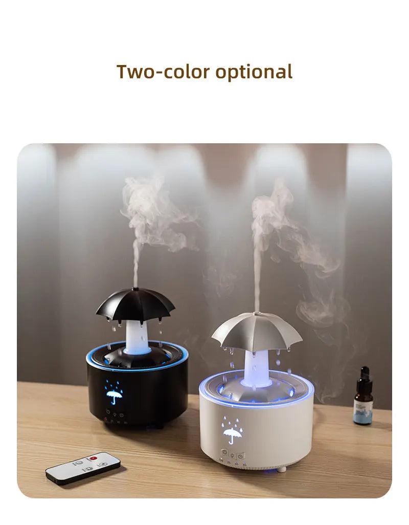 Creative Raindrop Humidifier  Aroma Diffuser with Colorful Light