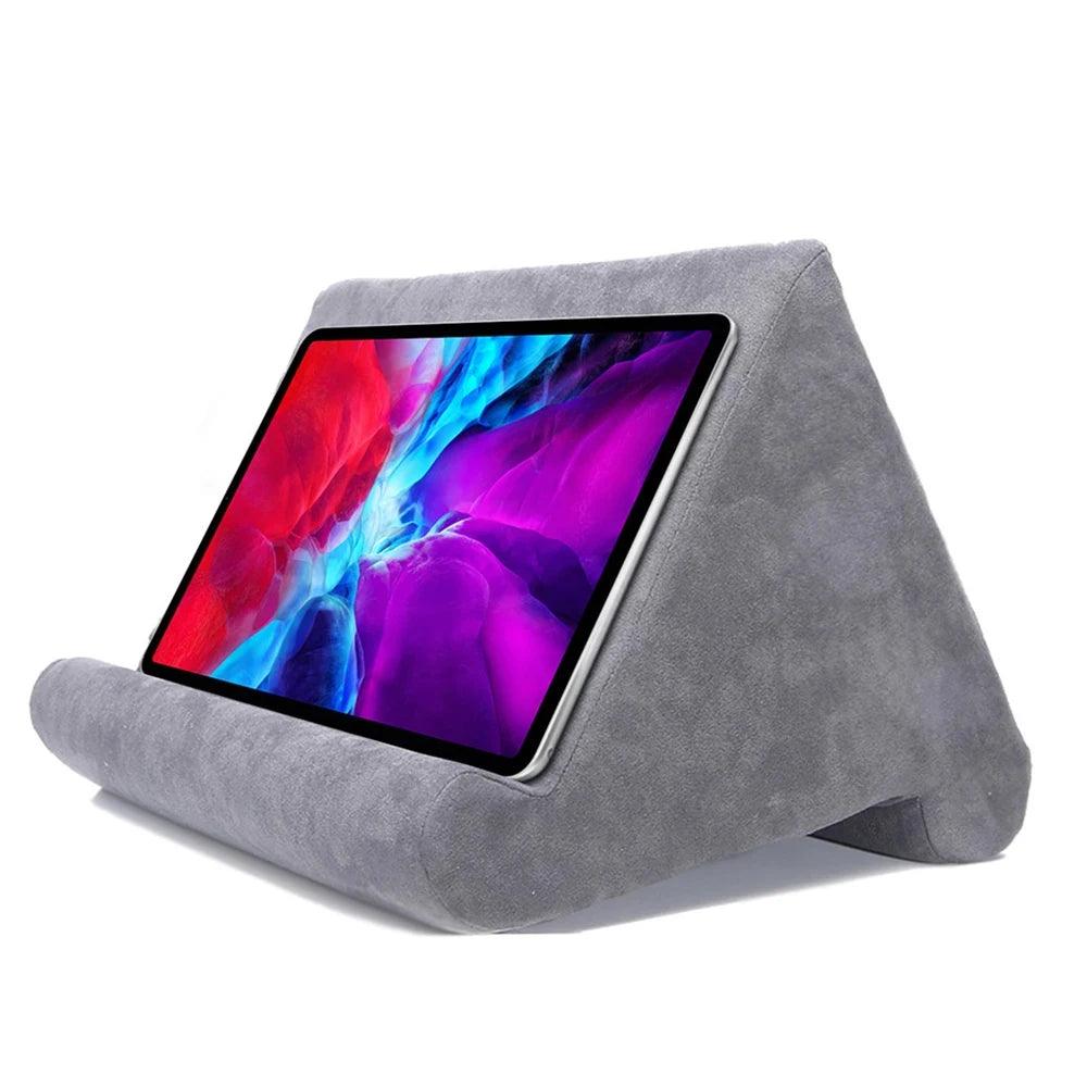 Tablet Holder Pillow - Multi-Angle Support for iPad  Smartphones