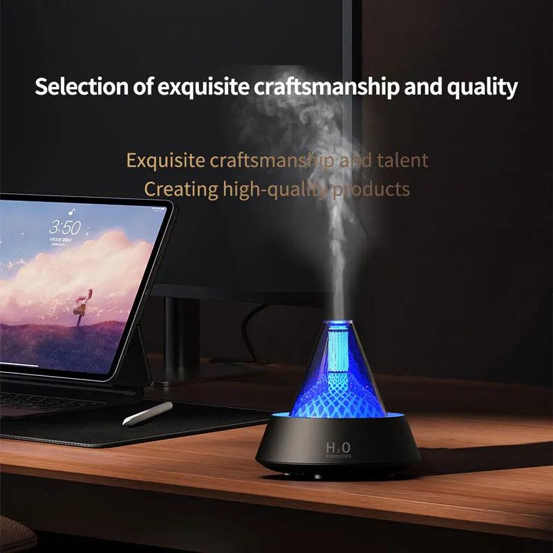 Raindrop Green Humidifier and Essential Oil Diffuser - Aromatherapy for Home Use