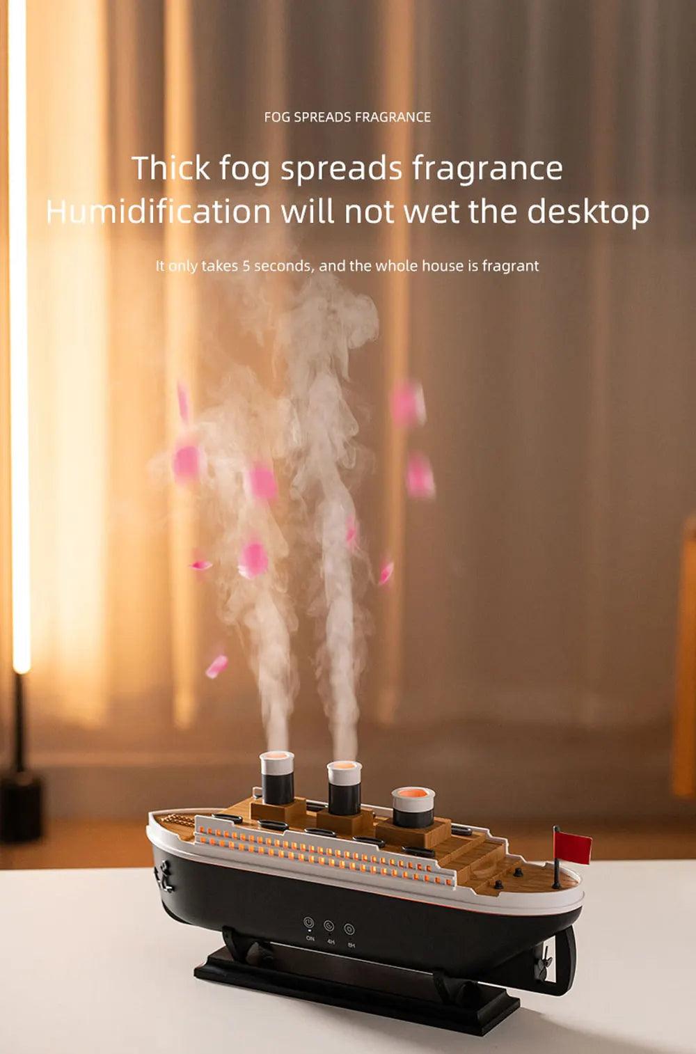 Aromatherapy Humidifier - Landscape Raindrop Diffuser for Families