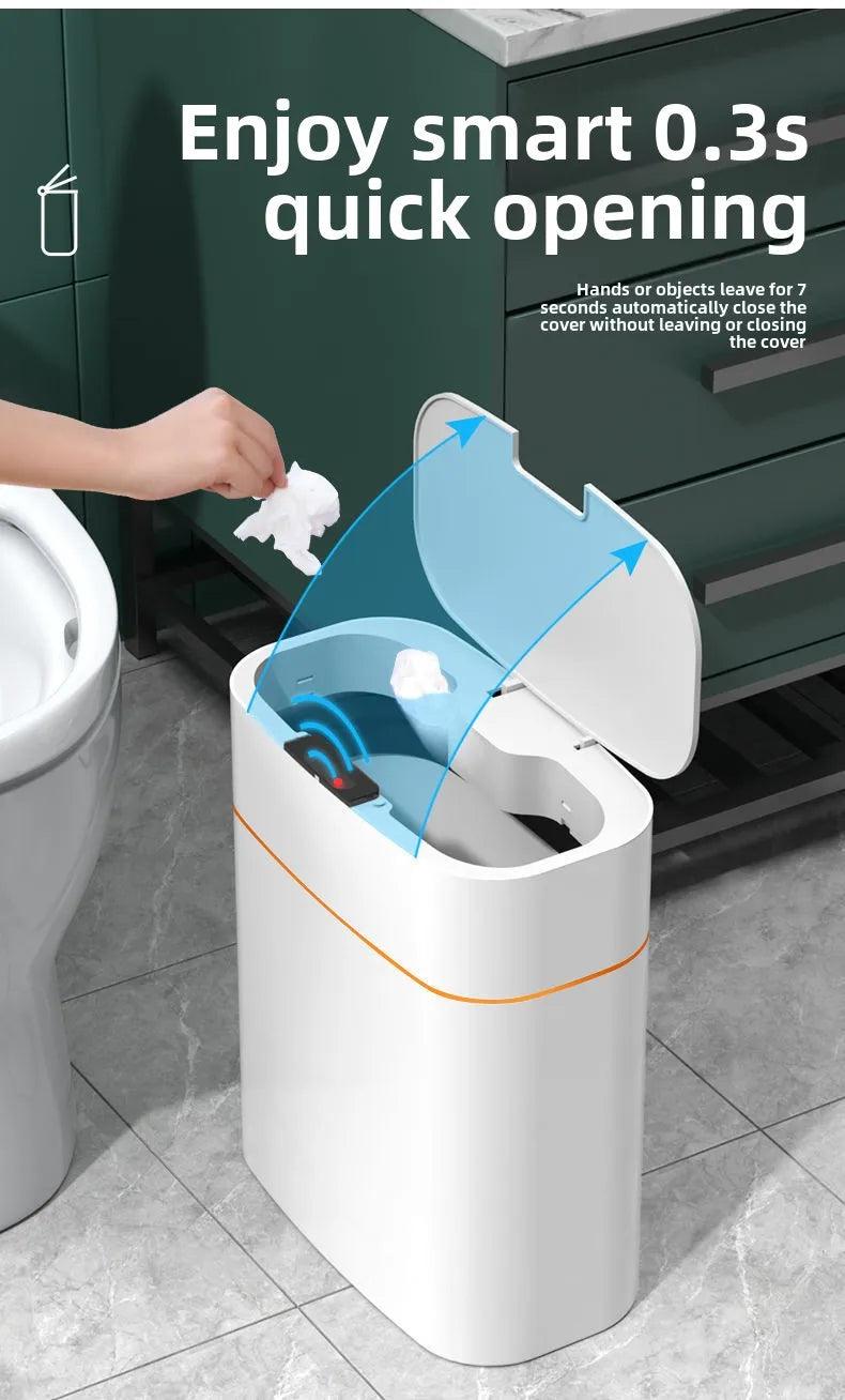 Smart Trash Can  Luxury Electric Toilet - Inductive Household Essentials