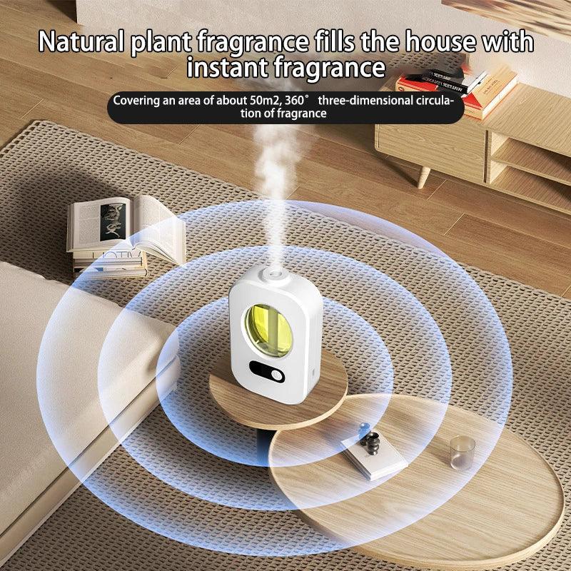 Aromatherapy Essential Oil Diffuser  Humidifier - Automatic Air Freshener for Bathroom