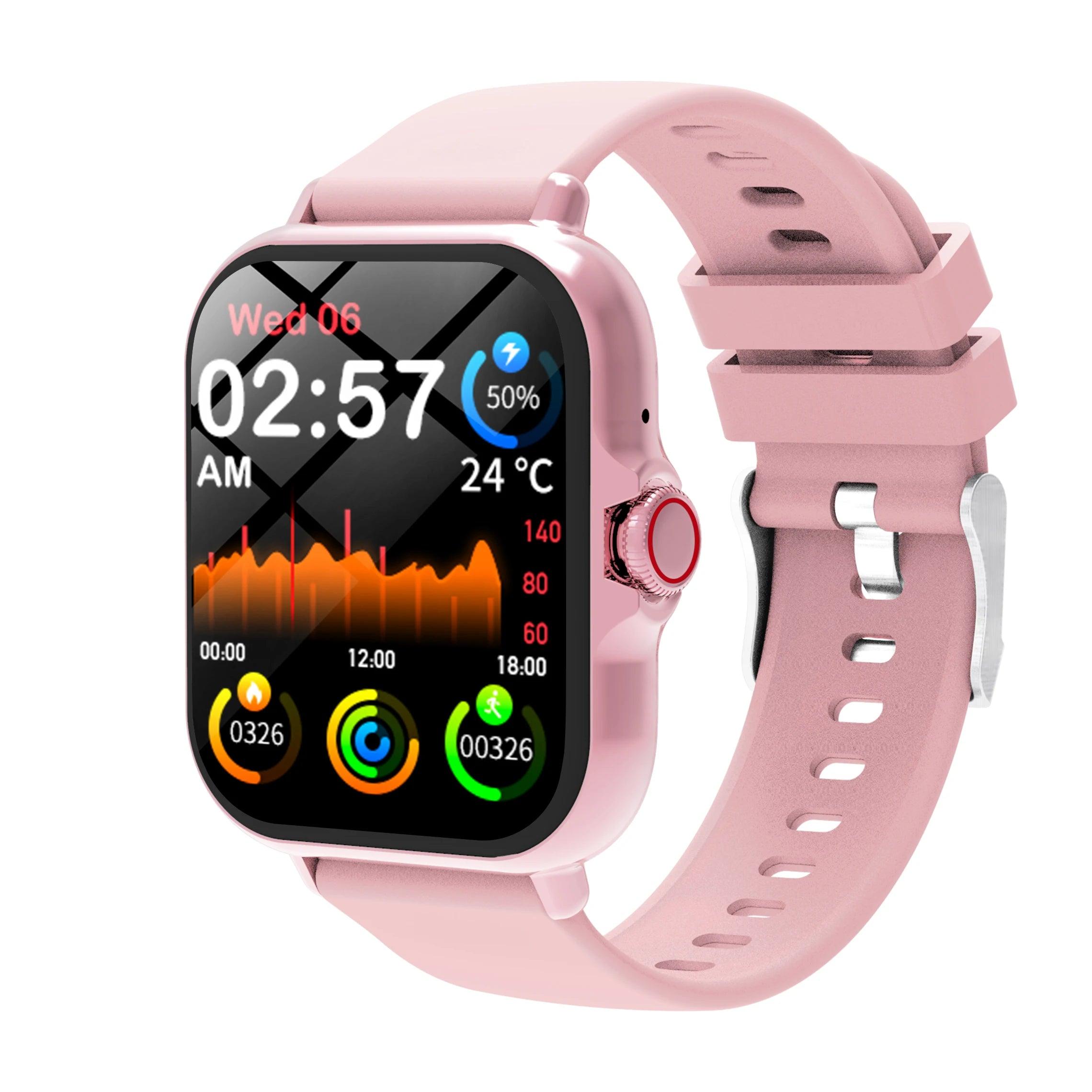 Waterproof Fitness Smart Watch with Call Message and Sleep Tracking for iPhone and Android