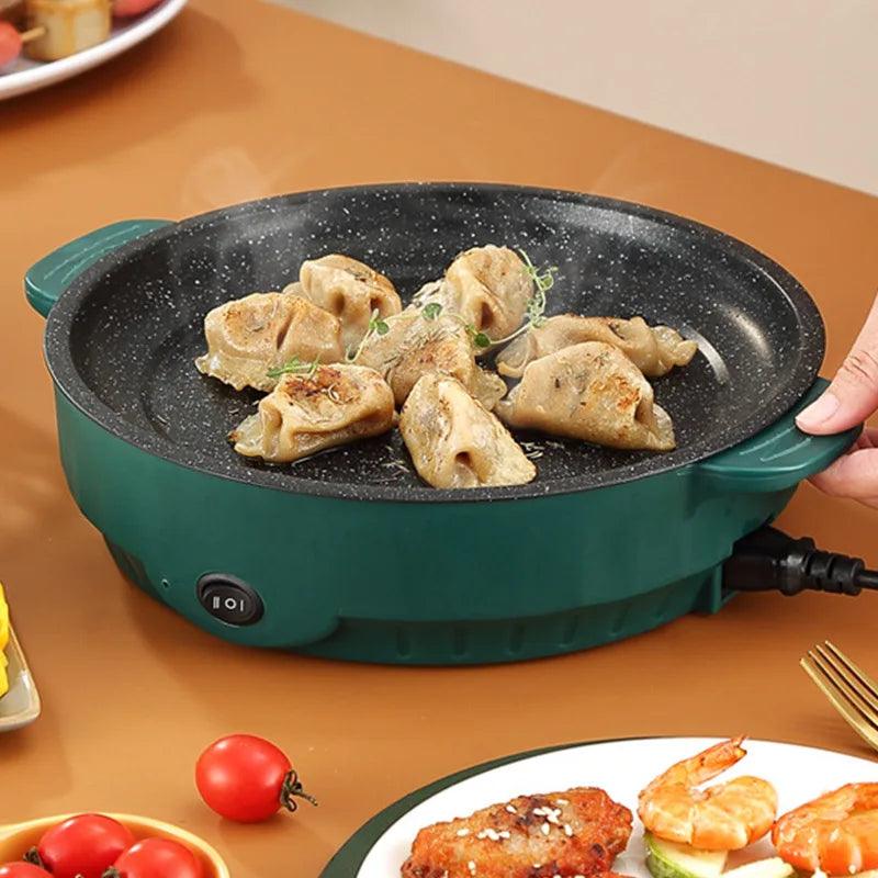 Electric MultiCooker - Non-Stick Frying Pan for Steak Fish  Omelettes