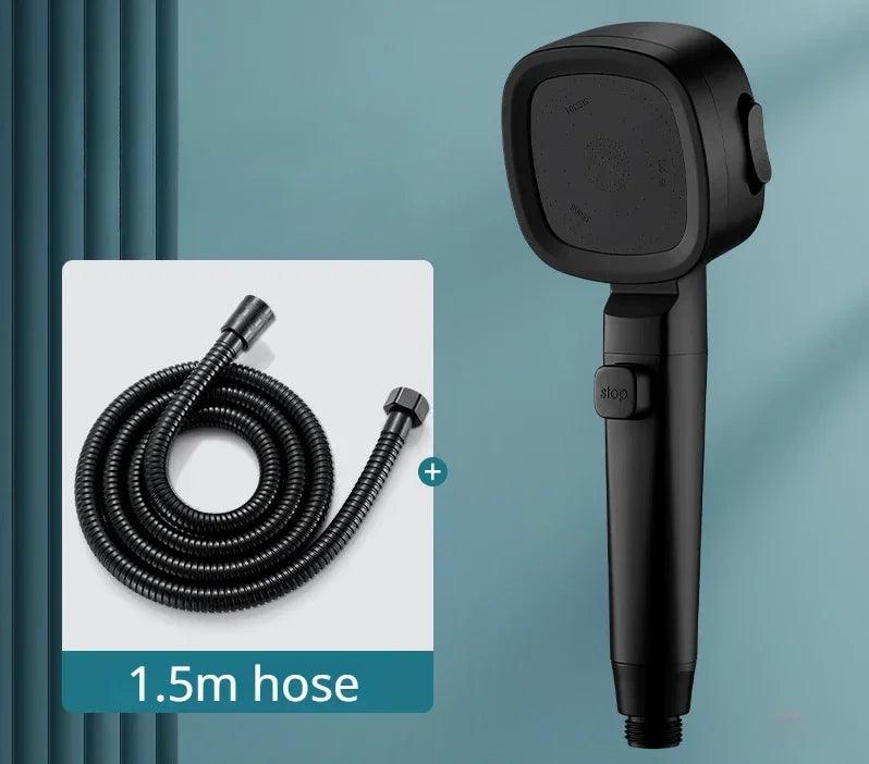 High Pressure Water Saving Shower Head - 3 Modes Adjustable Massage Sprayer