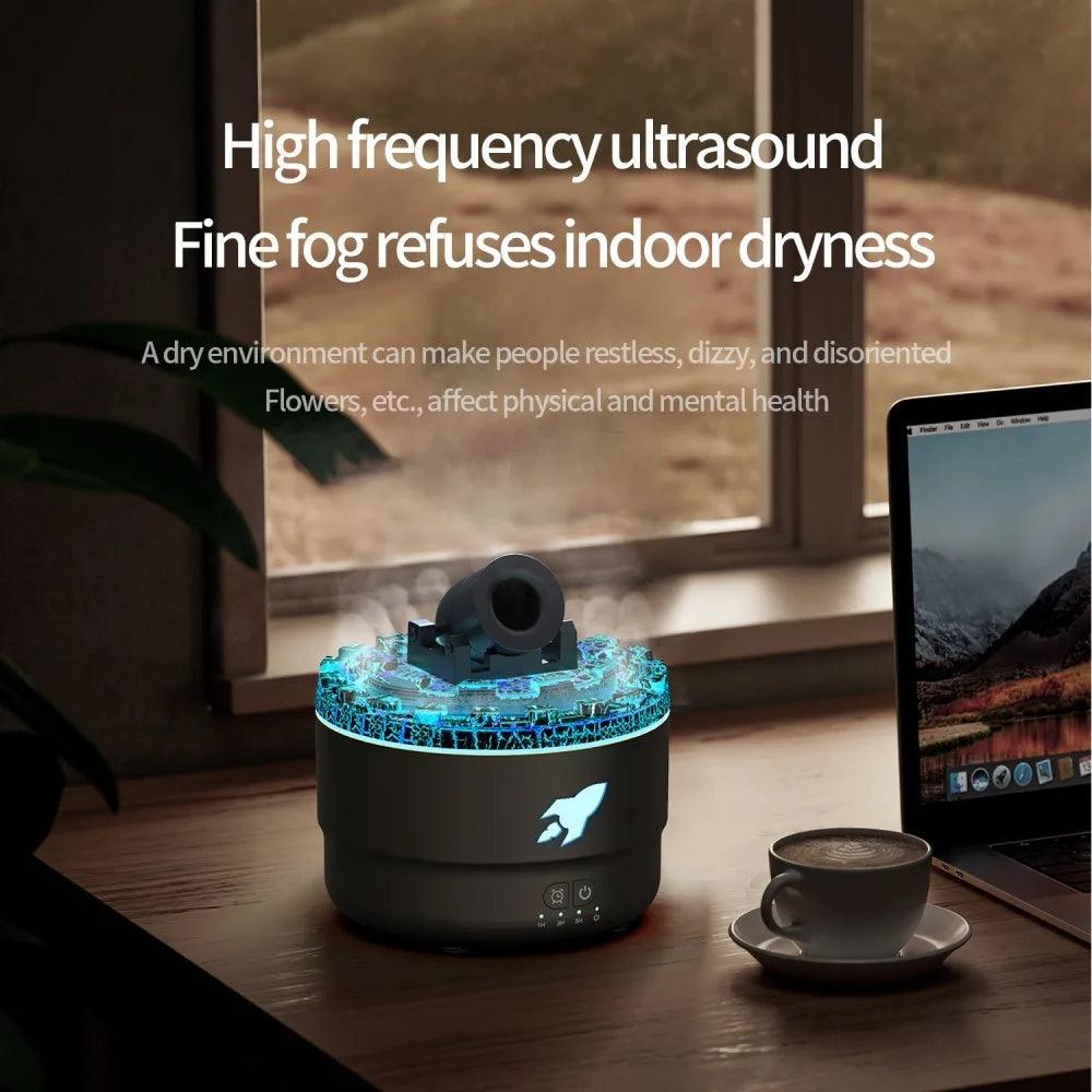 Aromatherapy Diffuser  Humidifier - Jellyfish Ultrasound 7-Color Night Light