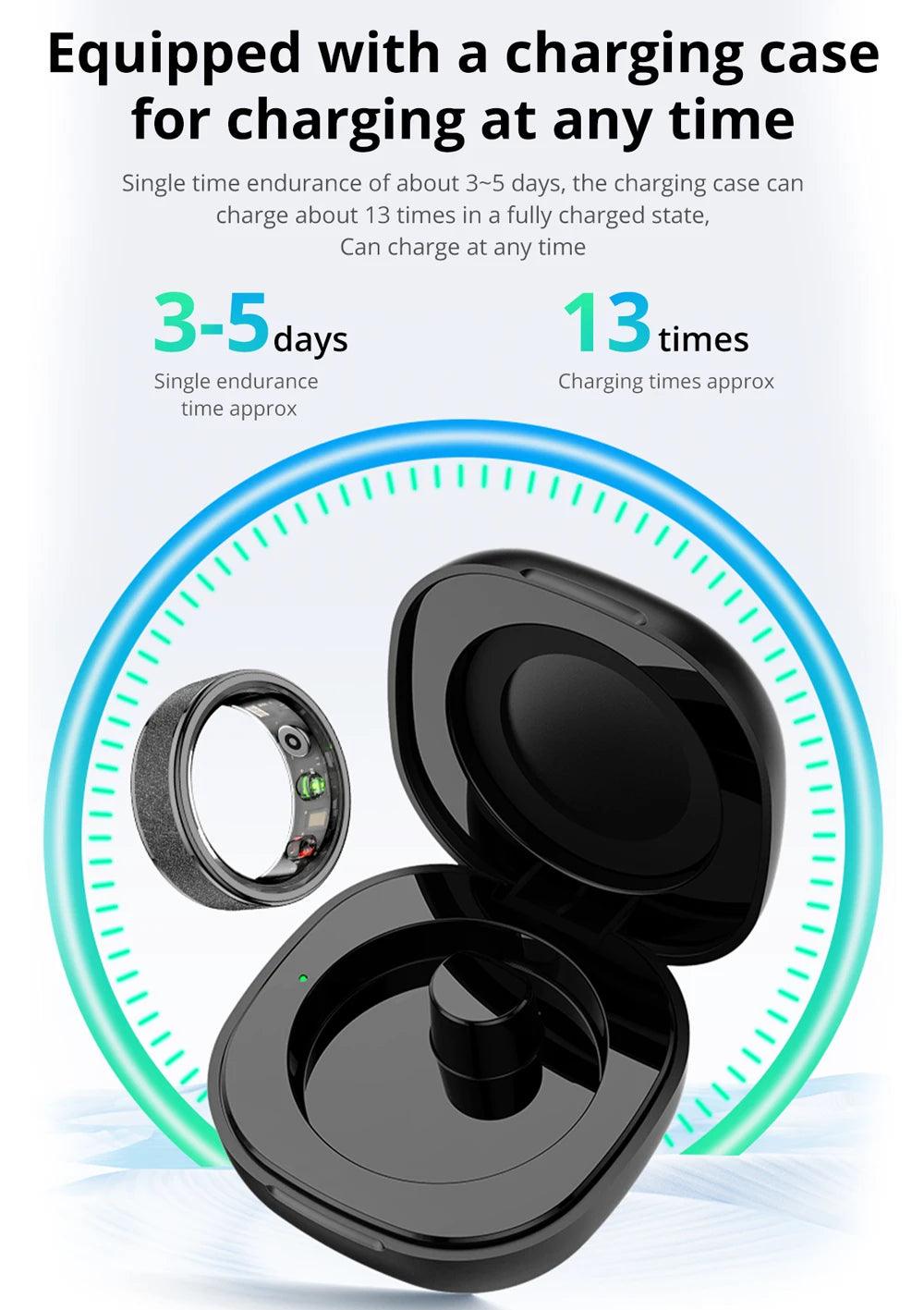 COLMI R10 Smart Ring - Health  Sleep Monitor 5ATM Waterproof Multi-Sport Mode