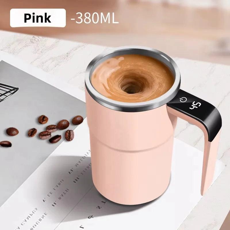 Rechargeable Self-Mixing Mug - Waterproof Electric Coffee Cup 380ML