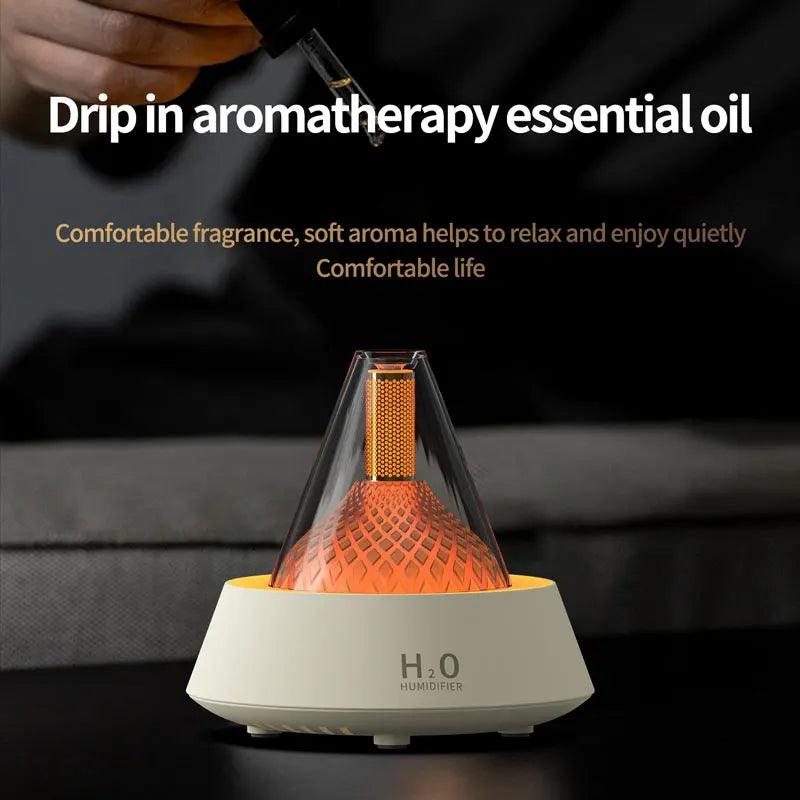 Raindrop Green Humidifier and Essential Oil Diffuser - Aromatherapy for Home Use