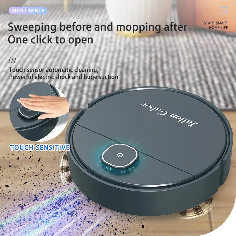 3-in-1 Smart Sweeping Robot - Wireless Mini Vacuum Cleaner for Home Use