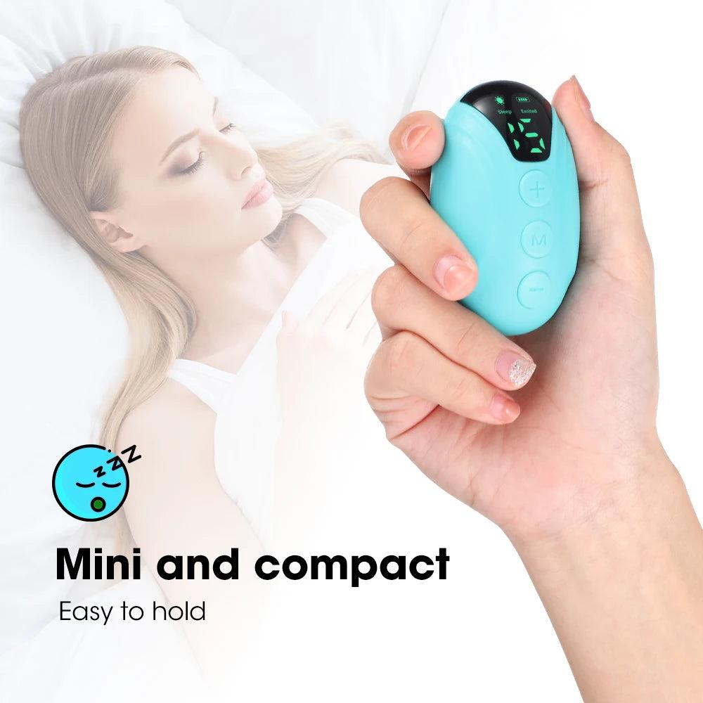 Handheld Sleep Aid Device - Microcurrent Sleep Massager for Anxiety Relief