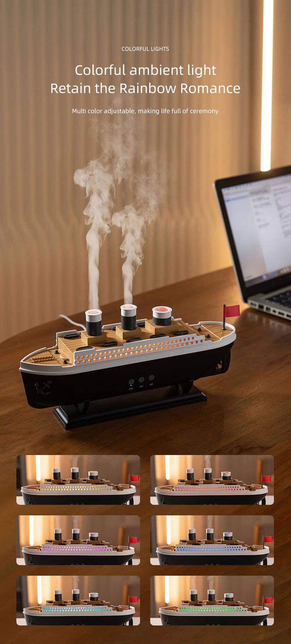 Aromatherapy Humidifier - Landscape Raindrop Diffuser for Families